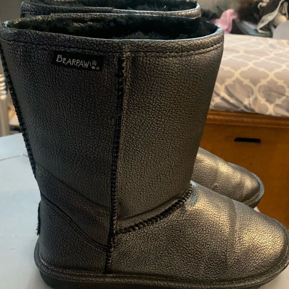 BearPaw Metallic Boots